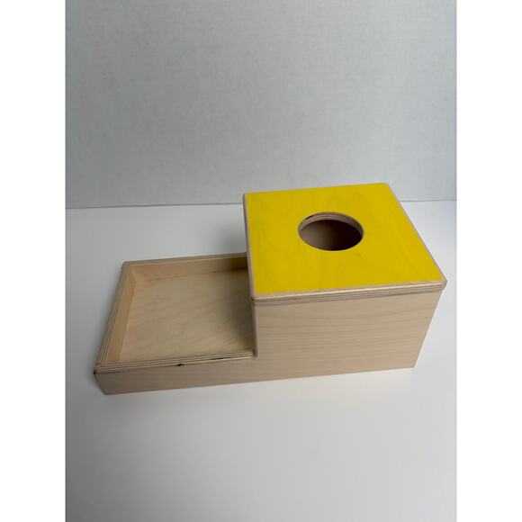 Lovevery Sliding Top Box and Ball Drop Box with Ball Lot - Picture 3 of 8